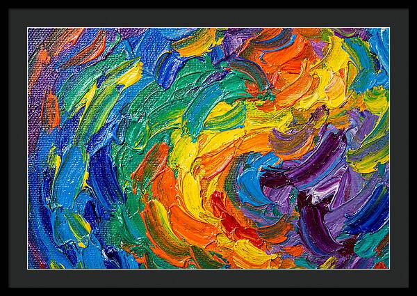 Vibrant Swirls Of Color
