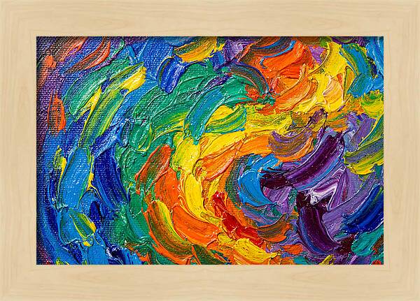 Vibrant Swirls Of Color