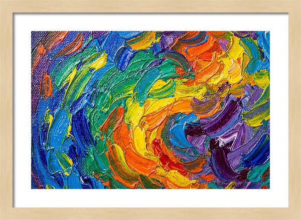 Vibrant Swirls Of Color