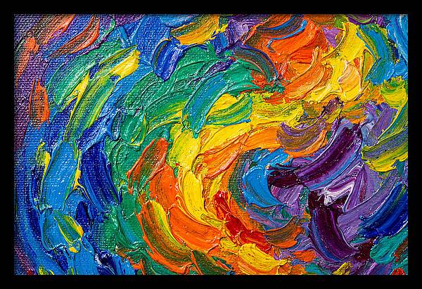 Vibrant Swirls Of Color