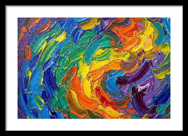 Vibrant Swirls Of Color