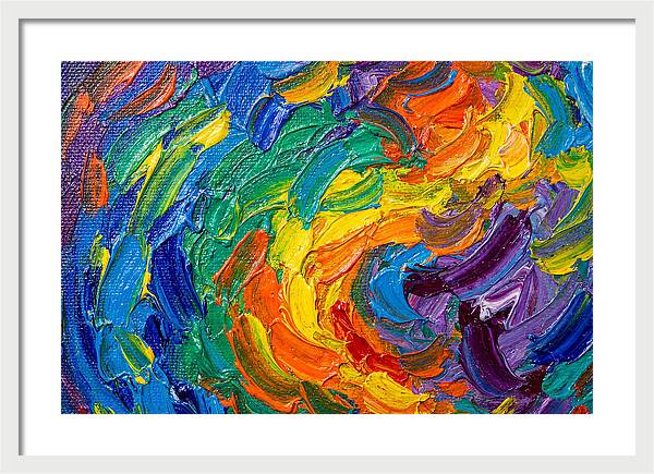Vibrant Swirls Of Color