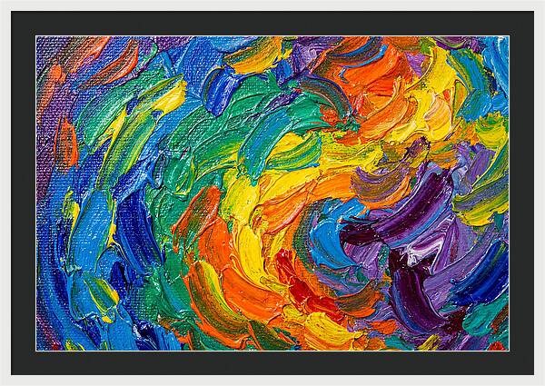 Vibrant Swirls Of Color