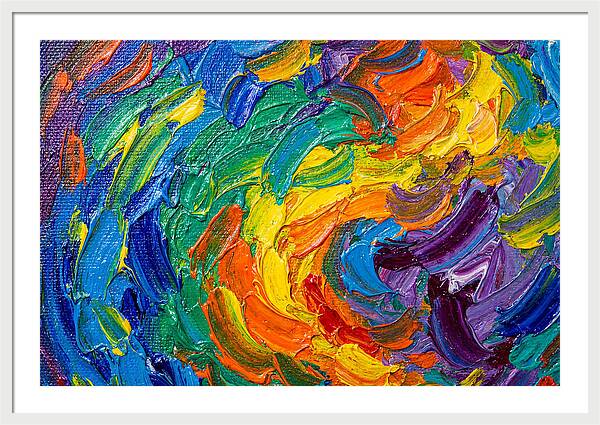 Vibrant Swirls Of Color