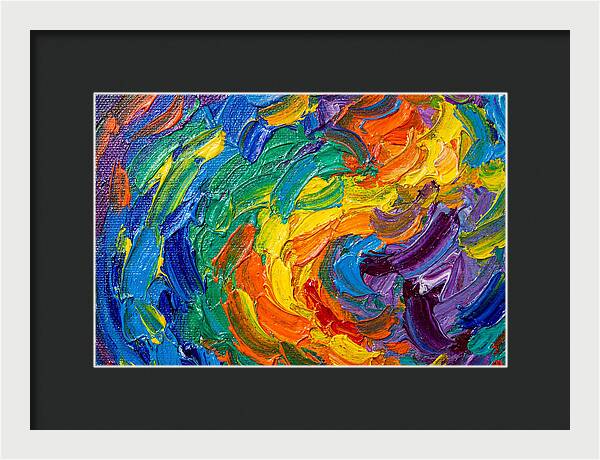 Vibrant Swirls Of Color