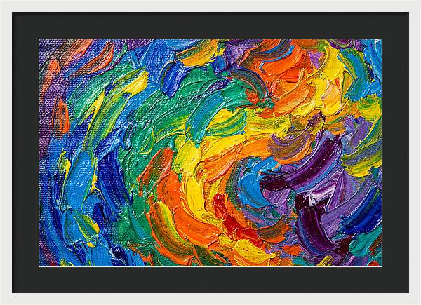 Vibrant Swirls Of Color