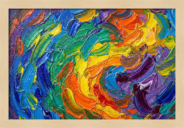 Vibrant Swirls Of Color