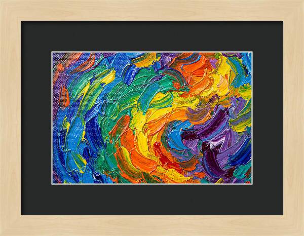 Vibrant Swirls Of Color