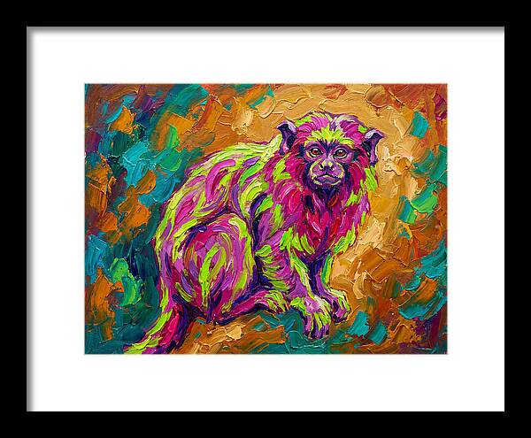Vibrant Tamarin Portrait