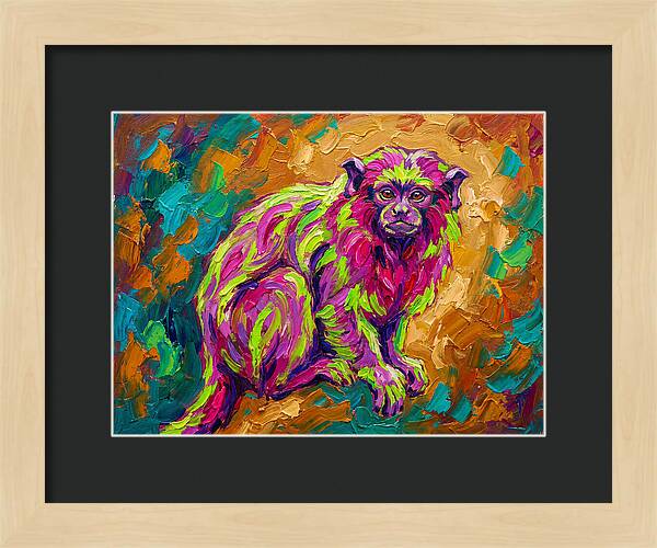 Vibrant Tamarin Portrait