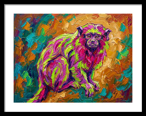 Vibrant Tamarin Portrait