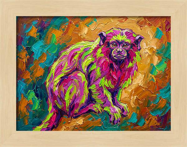 Vibrant Tamarin Portrait