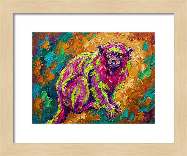 Vibrant Tamarin Portrait