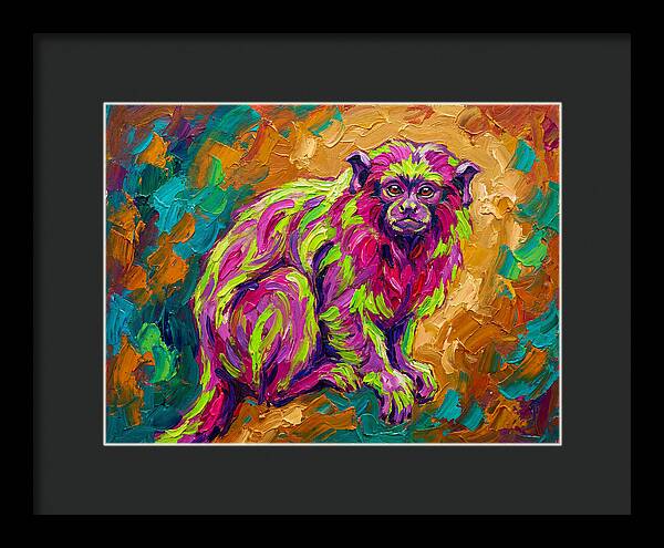 Vibrant Tamarin Portrait