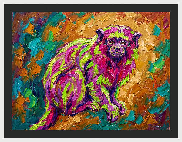 Vibrant Tamarin Portrait