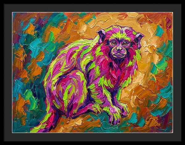 Vibrant Tamarin Portrait