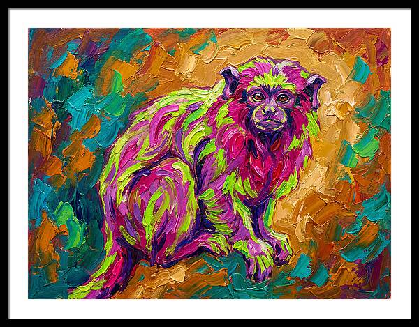 Vibrant Tamarin Portrait
