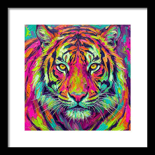 Vibrant Tiger Portrait