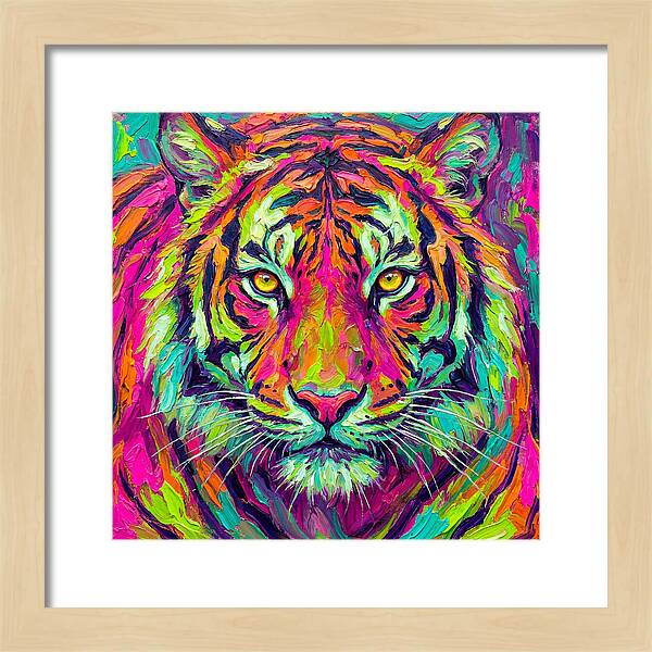 Vibrant Tiger Portrait