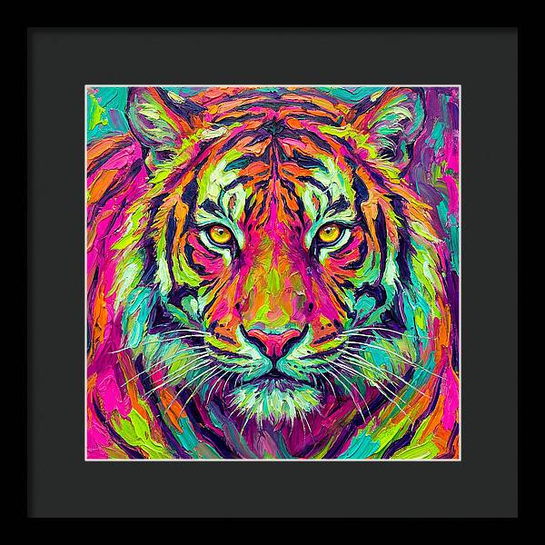 Vibrant Tiger Portrait