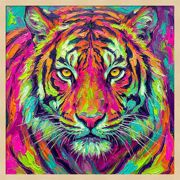 Vibrant Tiger Portrait