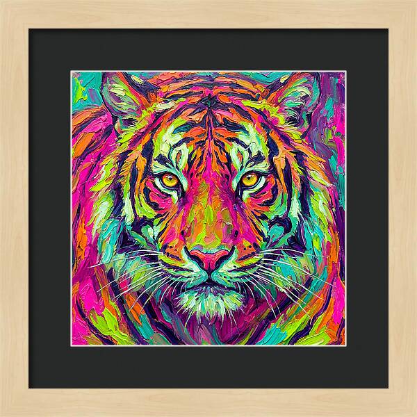 Vibrant Tiger Portrait