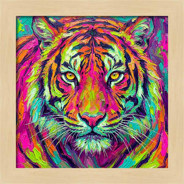 Vibrant Tiger Portrait