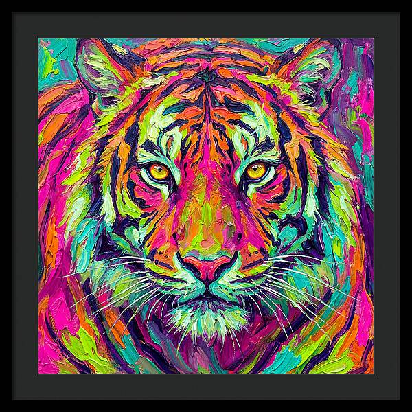 Vibrant Tiger Portrait