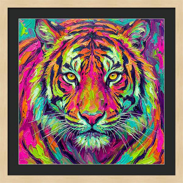 Vibrant Tiger Portrait