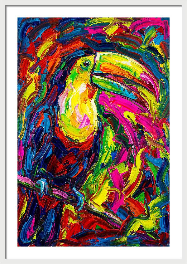 Vibrant Toucan Portrait