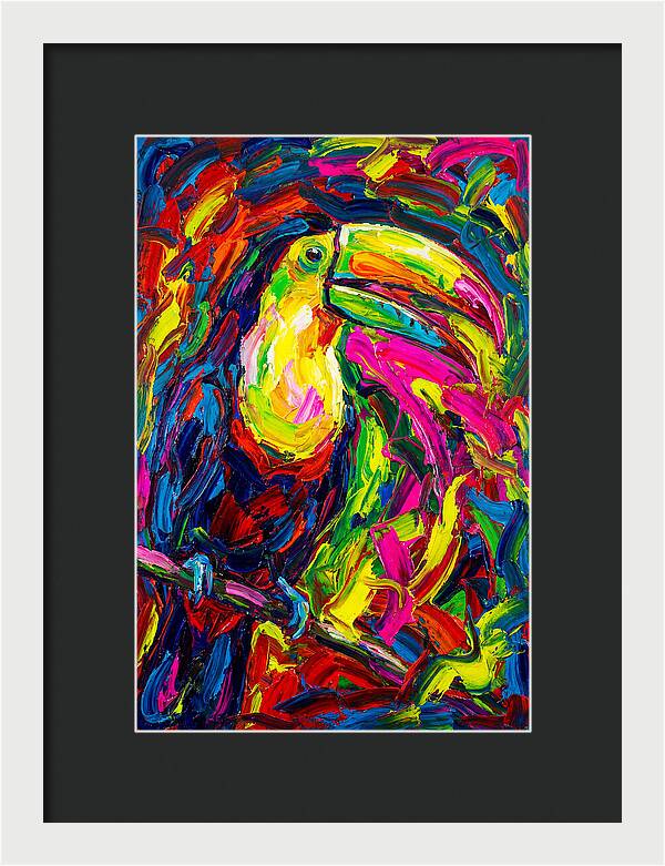 Vibrant Toucan Portrait