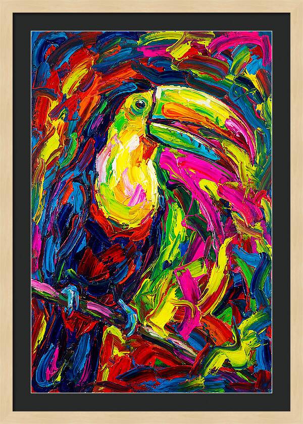 Vibrant Toucan Portrait