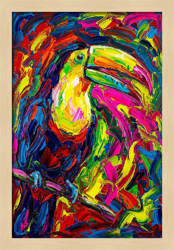 Vibrant Toucan Portrait