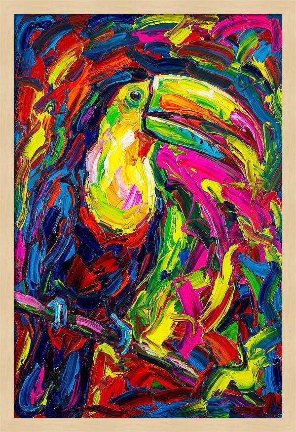 Vibrant Toucan Portrait
