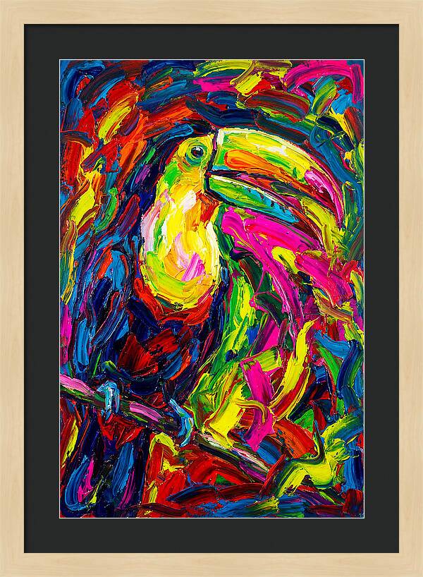 Vibrant Toucan Portrait