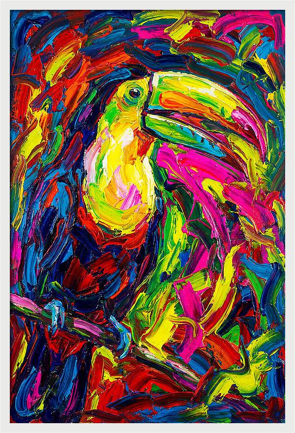 Vibrant Toucan Portrait