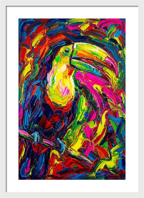 Vibrant Toucan Portrait