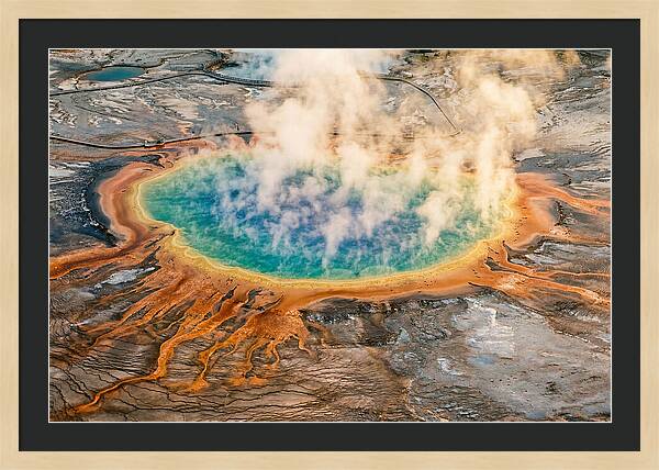 Vibrant Tranquility Of Grand Prismatic Spring