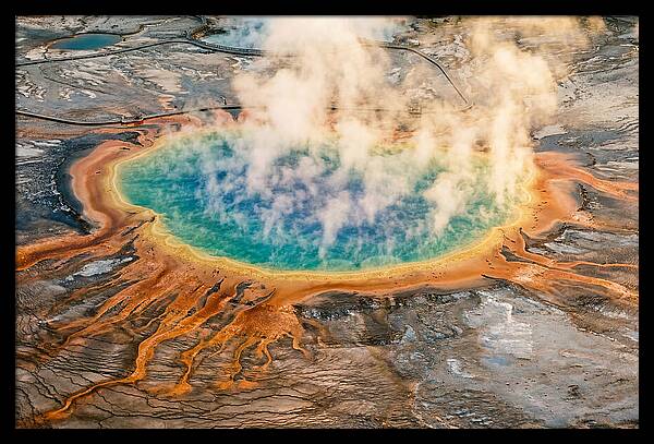 Vibrant Tranquility Of Grand Prismatic Spring