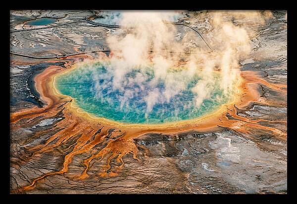 Vibrant Tranquility Of Grand Prismatic Spring