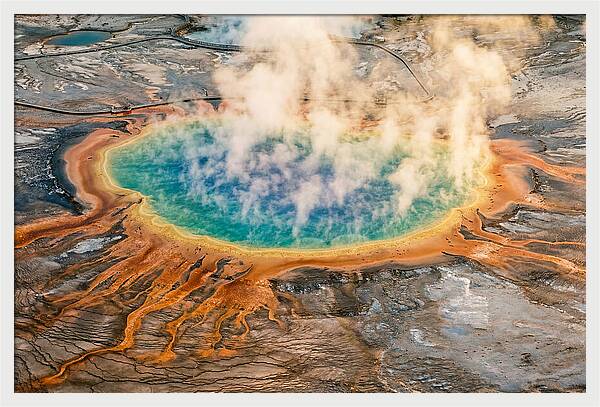 Vibrant Tranquility Of Grand Prismatic Spring