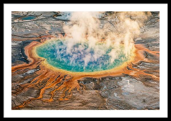 Vibrant Tranquility Of Grand Prismatic Spring