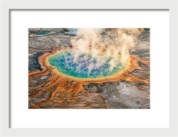 Vibrant Tranquility Of Grand Prismatic Spring