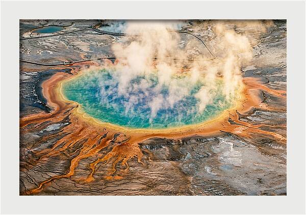 Vibrant Tranquility Of Grand Prismatic Spring