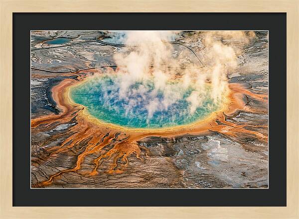 Vibrant Tranquility Of Grand Prismatic Spring