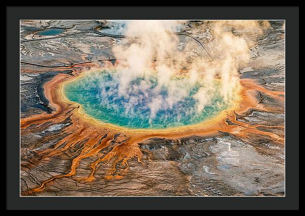 Vibrant Tranquility Of Grand Prismatic Spring