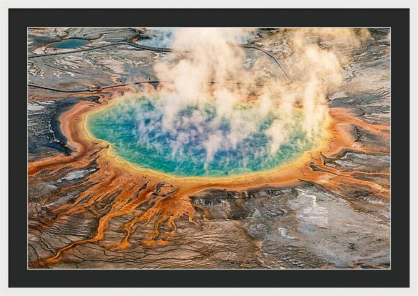 Vibrant Tranquility Of Grand Prismatic Spring