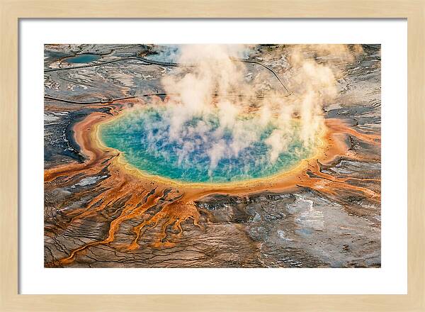 Vibrant Tranquility Of Grand Prismatic Spring