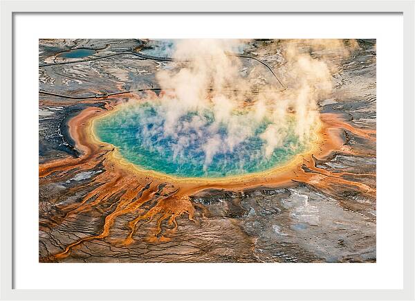 Vibrant Tranquility Of Grand Prismatic Spring