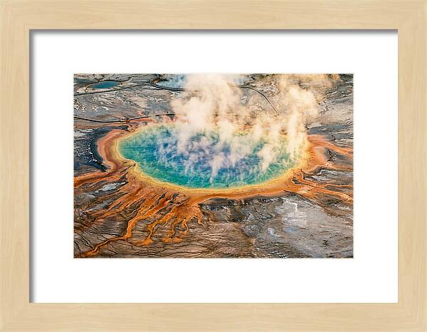 Vibrant Tranquility Of Grand Prismatic Spring